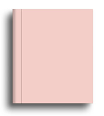 Minimal diary mockup