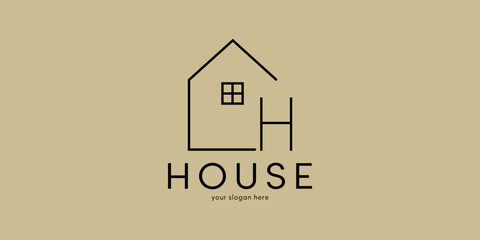 Luxury Logo Design with Letter H