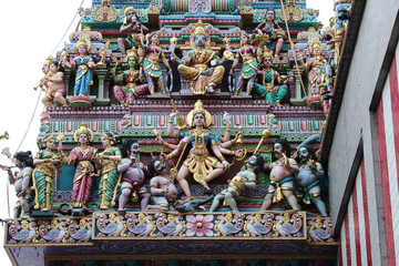 hindu temple (Sri Veeramakaliamman) in singapore 