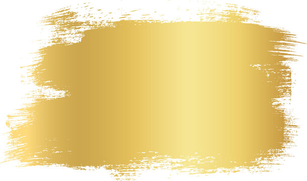 Gold paint brush stroke. Stock Photo by ©ronedale 91353864