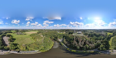 Fototapeta premium Radevormwald, Uelfebad - 360-Grad