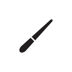 Biliard Cue Icon Vector Illustration Flat Design Trendy