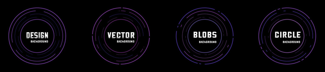 Set of isolated abstract aqua spot with gradient or dynamic color.Vector colorful neon templates. Circle shapes with vivid gradients. Fluid gradients for banners, Abstract liquid shape black, 3d.eps10