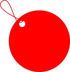 label red for sale and price message, discount sticker tag, offer price icon