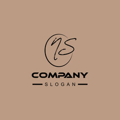 creative ns logo design