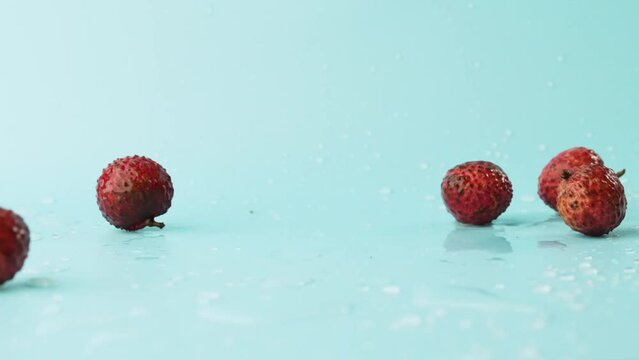 delicious litchi shot in studio