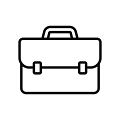 briefcase icon vector design template in white background