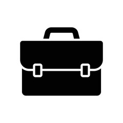 briefcase icon vector design template in white background