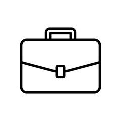 briefcase icon vector design template in white background