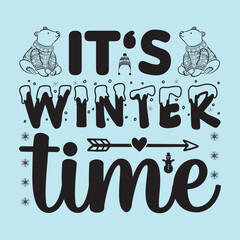 Winter Typography Design, Winter SVG, Winter T-shirt,
And Others