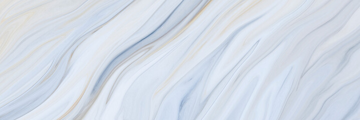 Obraz premium Marble rock texture blue ink pattern liquid swirl paint white dark that is Illustration panorama background for do ceramic counter tile silver gray that is abstract waves skin wall luxurious art ideas