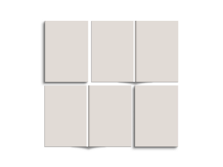 Open magazine with cover mockup