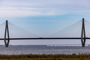 The Faro Bridge, Denamrk The Faro bridge between from the island of Faro to Lolland.