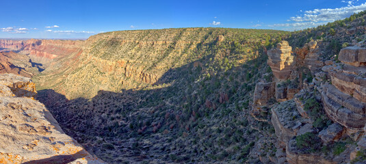Fototapeta premium Tanner Trail view from Lipan Point at Grand Canyon