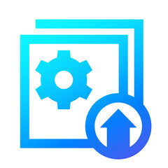 upgrade, update icon