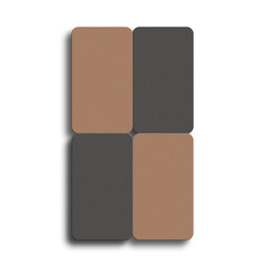 Black business card mockup