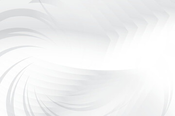 Abstract white and gray color, modern design stripes background with geometric shape. Vector illustration.	