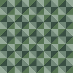 Green color square background and pattern