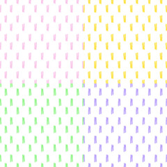 Set of colorful geometric background.