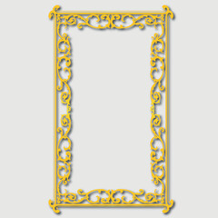 Frame, in the style of an ornament, Vector illustration eps 10, Art.