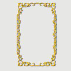 Frame, in the style of an ornament, Vector illustration eps 10, Art.