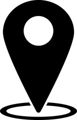Location icon, Travel and holiday symbols, pictogram, transparent backgrounds
