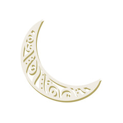 ornamental crescent moon