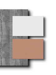 Minimal business card mockup