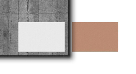 Minimal business card mockup