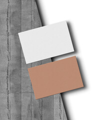 Minimal business card mockup