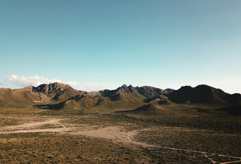 Mountain behind tecolote, La Paz,  Baja California sur, Mexico