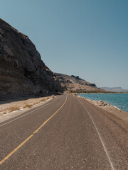 Road to San Juan de la Costa, Baja California, Mexico