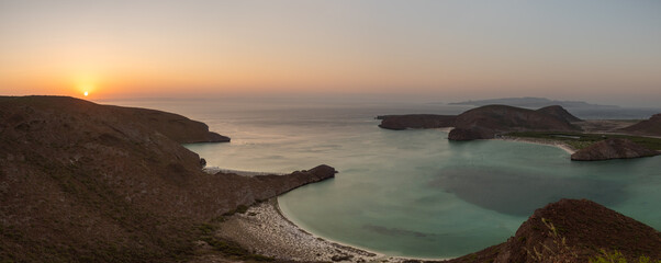 Sunset hike in Balandra, Baja California, Mexico