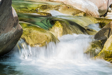 A long exposure of a river