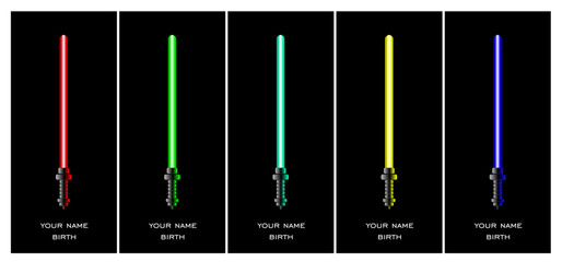 May The Fourth Be With You. Lightsaber