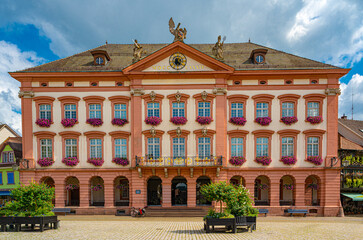 The Town Hall at the Market Place in Gengenbach, Kinzigtal Valley. Baden Wuerttemberg, Germany,...