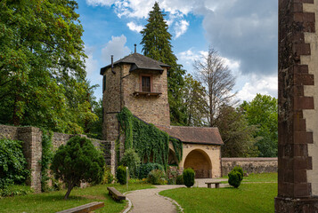 The Prälatenturm (prelate tower) was part of the defensive bastion in the ring wall that once...