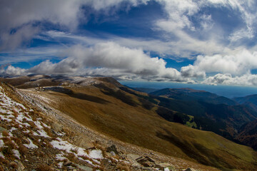 Transalpina in Romania in winter