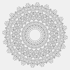 Luxury mandala pattern design. mandala coloring page design.
