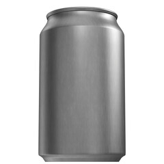 3d rendering illustration of an open soda can