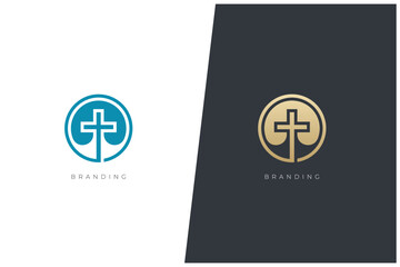 Spiritual Biblical Christianity Church Vector Logo  
