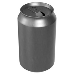 3d rendering illustration of an open soda can