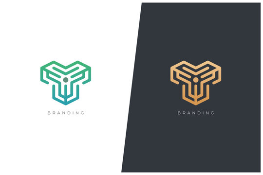 T Letter Logo Vector Trademark. Universal T Logotype Brand
