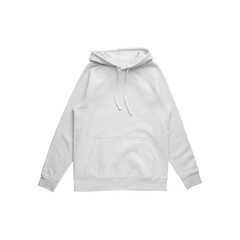White Unisex Raglan Hoodie Front Mockup for Men and Women