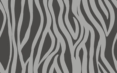 Abstract modern zebra seamless pattern. Animals trendy background. Grey decorative vector stock illustration for print, card, postcard, fabric, textile. Modern ornament of stylized skin