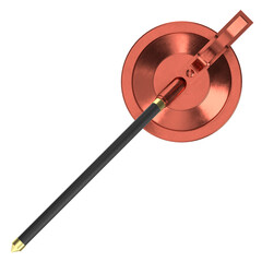 3d rendering illustration of an oil can