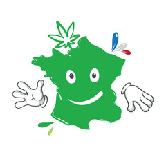 mascotte française pour le chanvre, CBD et THC