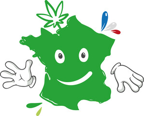 mascotte française pour le chanvre, CBD et THC