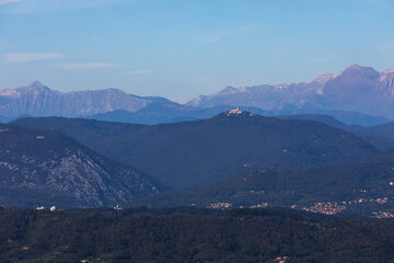 Vipava valley From Karst with Julian Alps in the Background - Slovenia