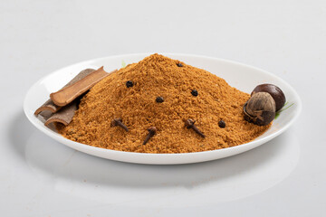 Indian spice isolatd on white